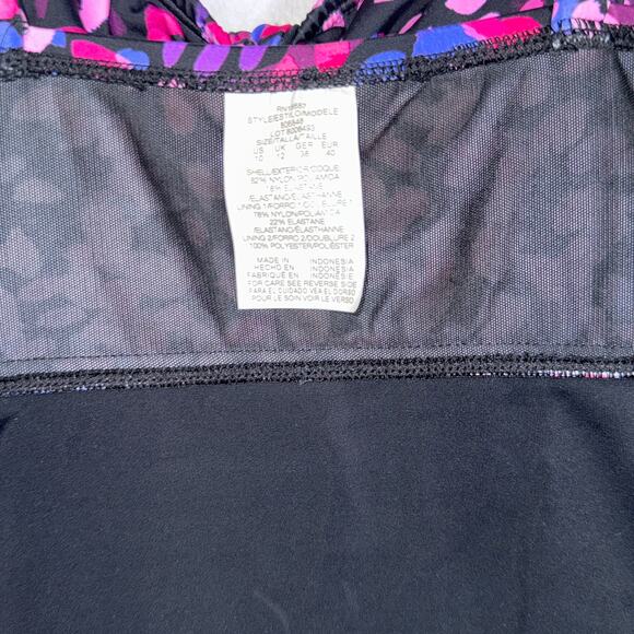 Swim Solutions Women's Abstract Printed One-Piece Swimsuit multi, 10 $112 - Picture 14 of 14